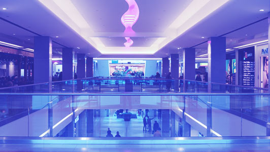 Laserforum provided a lasershow for the largest shopping center in Belgiun