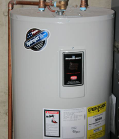 We install and service water heaters