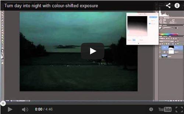 Turn Day into Night: Photoshop Colour Shifted Exposure