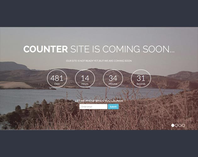 New Stock Landing Page