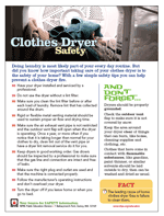 NFPA Clothes Dryer Safety Tip Sheet