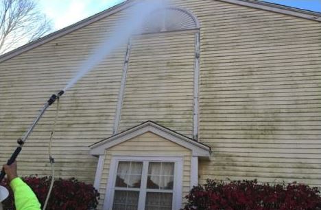 If your Southington home or office building looks like this, it is time for some power washing.